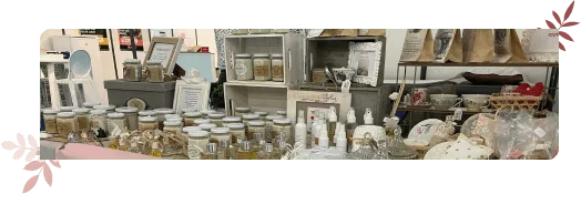 ougies, sprays, décorations Jardin Zen de Loly exposés