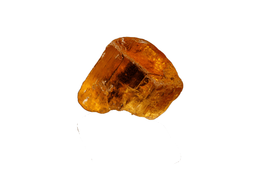 une seule pierre de citrine
