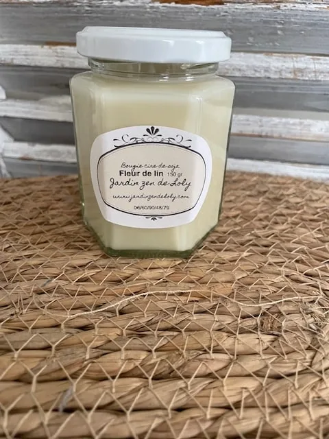 Bougie naturelle fragrance de Grasse 150 gr
