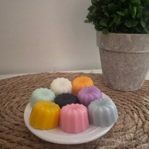 Sachet de 5 fondants parfumés artisanaux (forme cannelé)