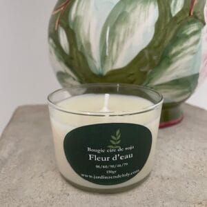 Bougie naturelle relaxante fait main 150gr.